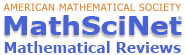 MathSciNet – Mathematical Reviews MathSciNet – Mathematical Reviews